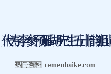 代寿李参预雁湖先生五十韵组词是什么意思的图片